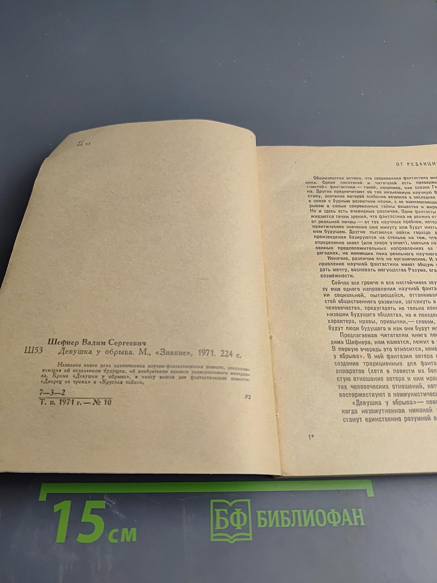 Девушка у обрыва