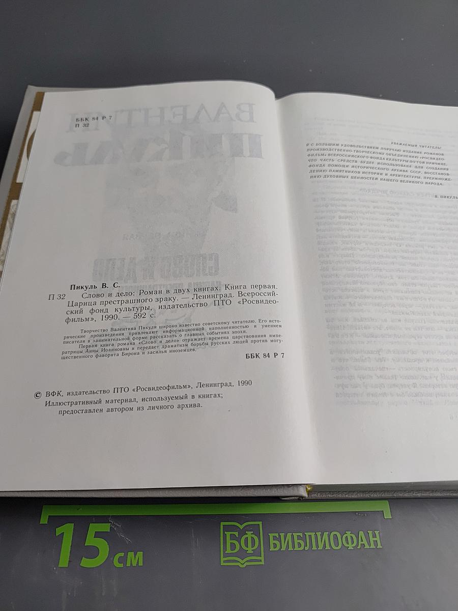 Слово и дело. Книга первая. Царица престрашного зраку