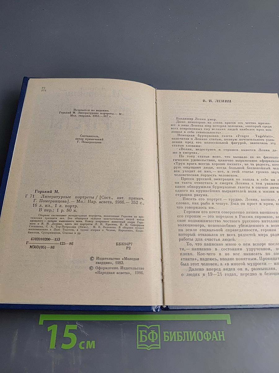 Литературные портреты