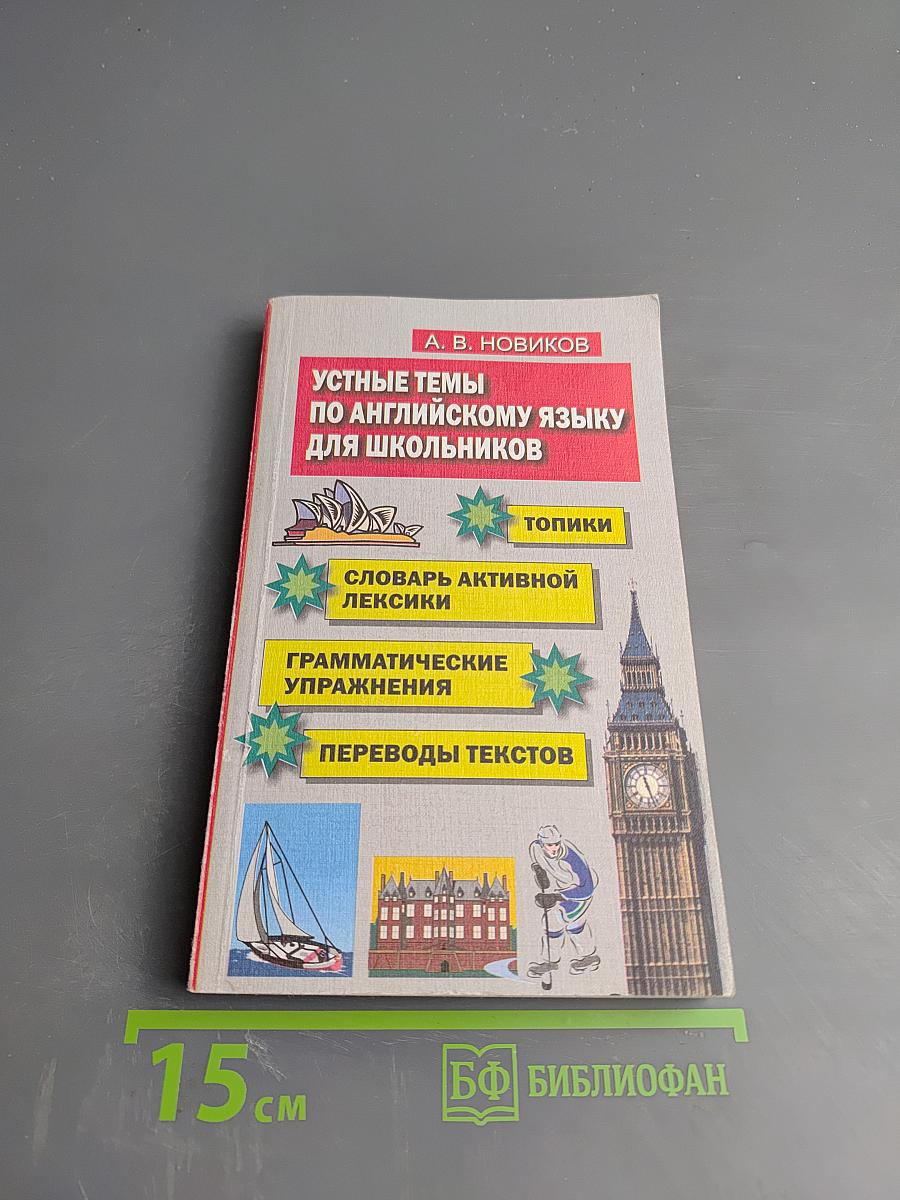 Устные темы по английскому языку для школьников
