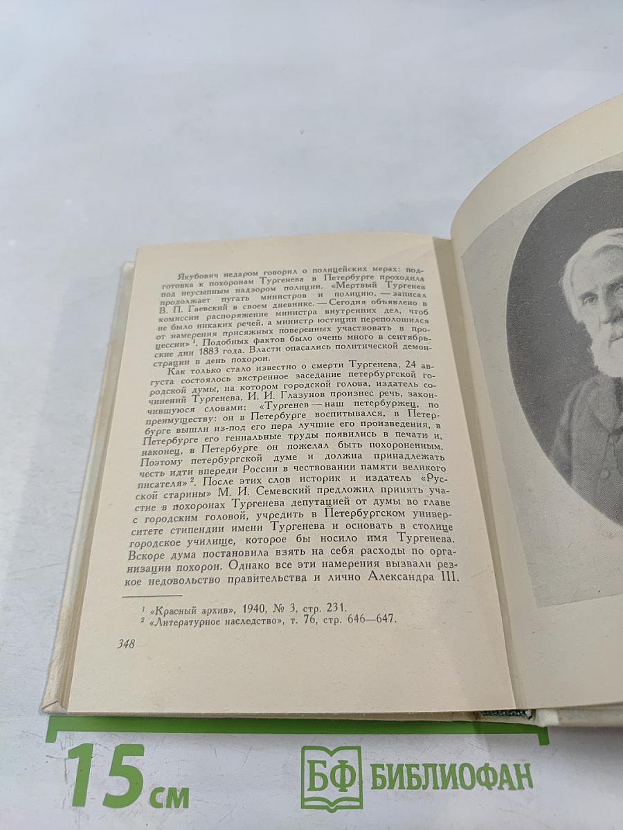 Тургенев в Петербурге