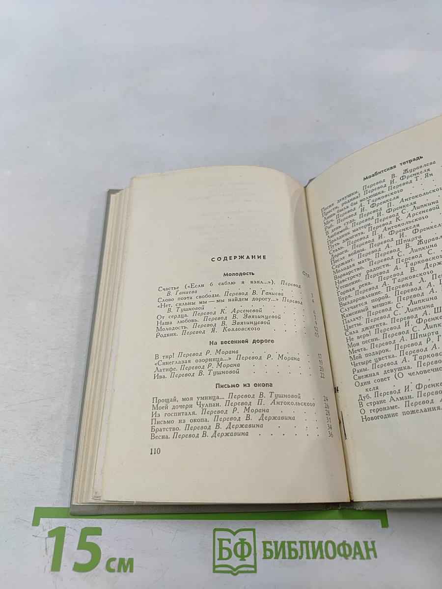 Избранная лирика