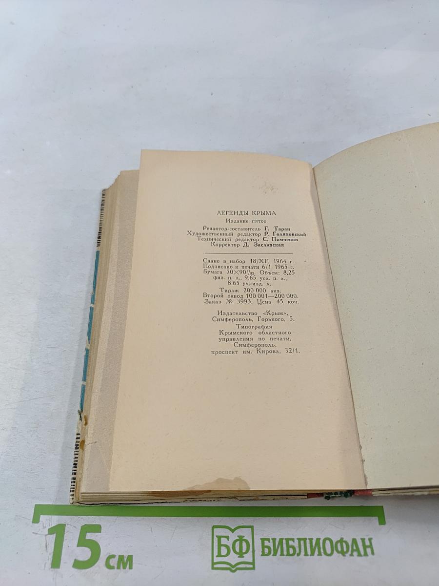 Легенды Крыма