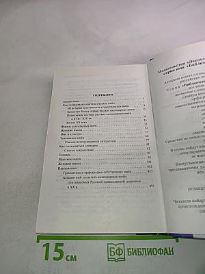 Словарь русских личных имён