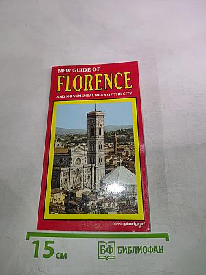 New guide of florence and monumental plan of the city