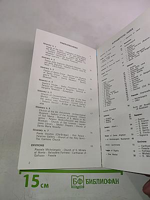 New guide of florence and monumental plan of the city