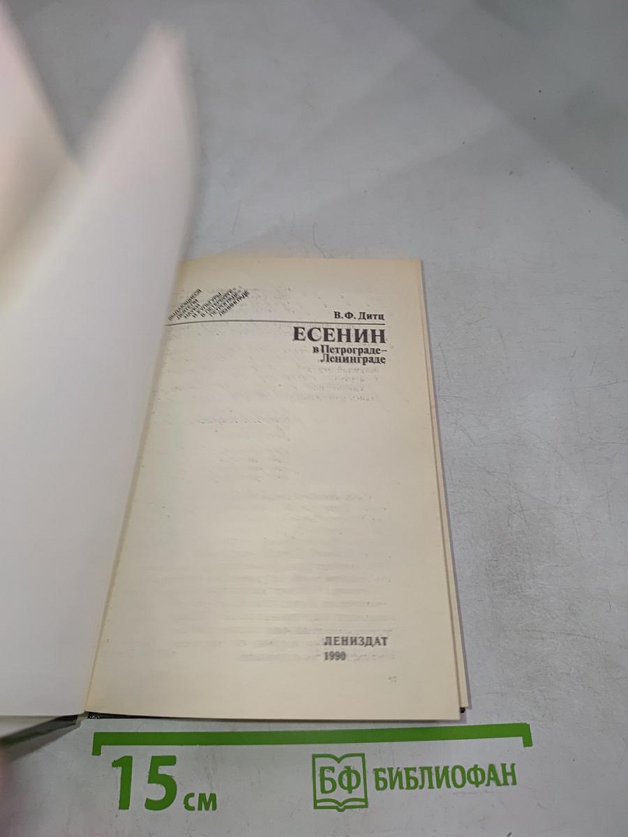 Есенин в Петрограде – Ленинграде