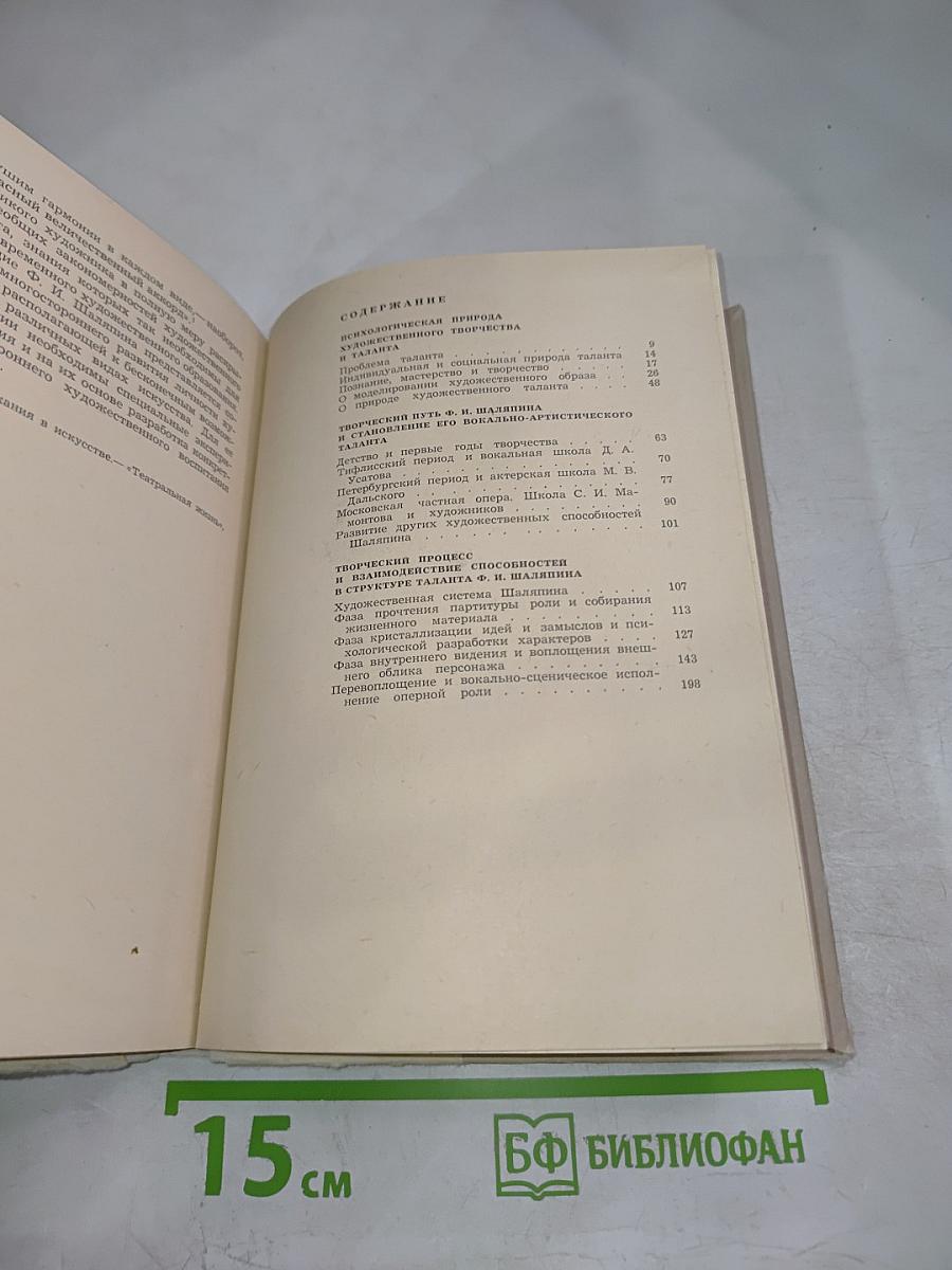 Природа таланта Шаляпина