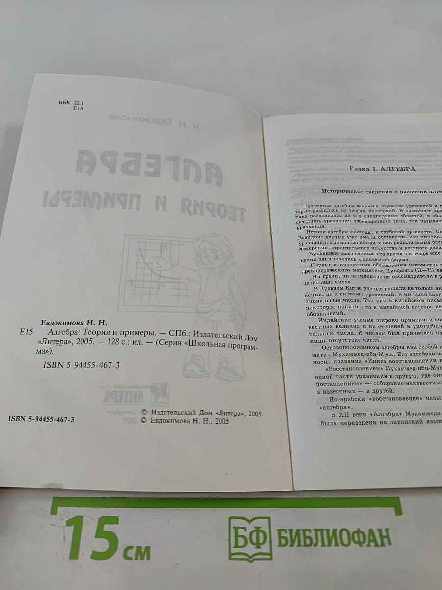 Алгебра. Теория и примеры