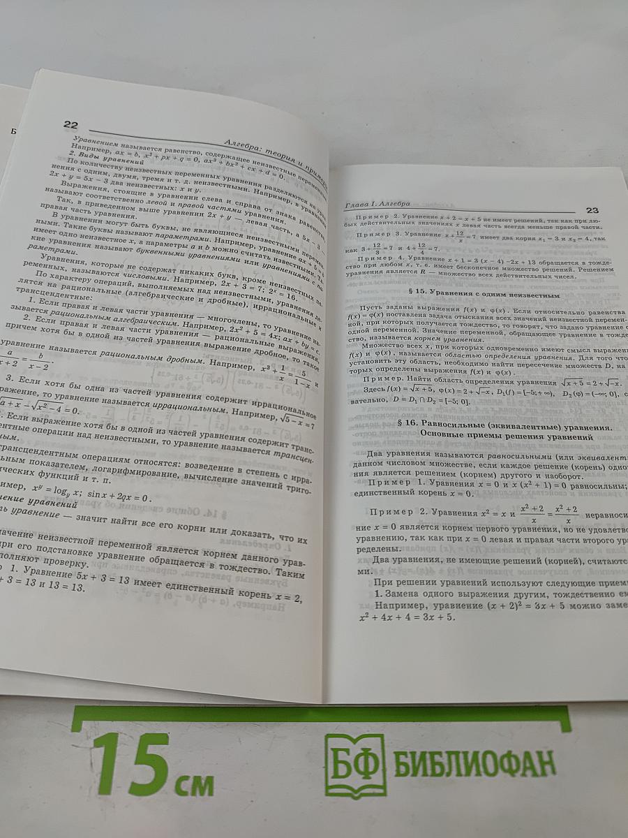 Алгебра. Теория и примеры