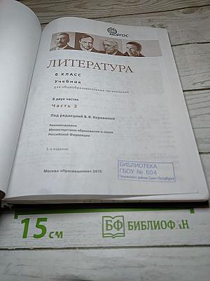 Литература. 6 класс. Часть 2