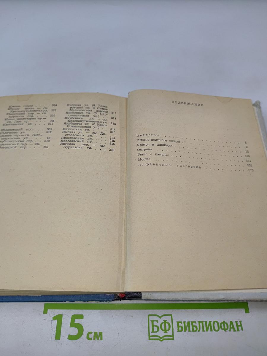 Почему так названы? О происхождении и названии улиц, площадей, островов, рек и мостов Ленинграда