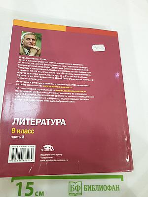Литература. Учебник для 9 класса. В двух частях. Часть 2
