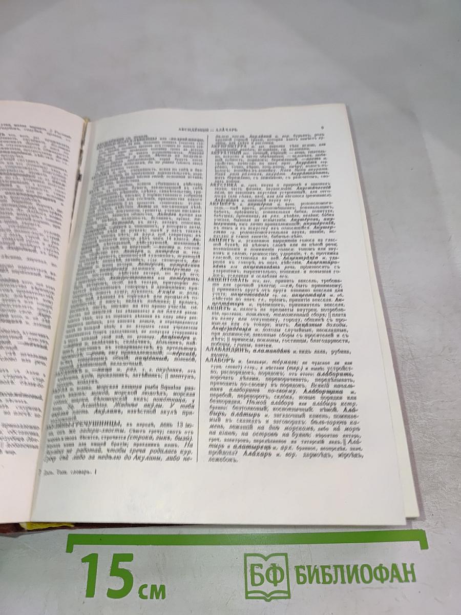 Толковый словарь живого великорусского языка. Том 1 (А-З)