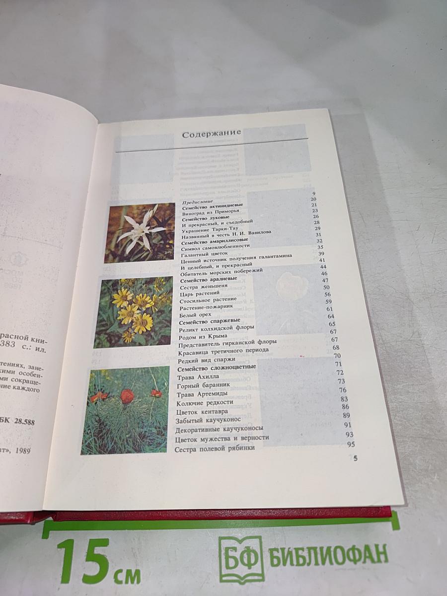 Редкие и исчезающие растения. Книга первая