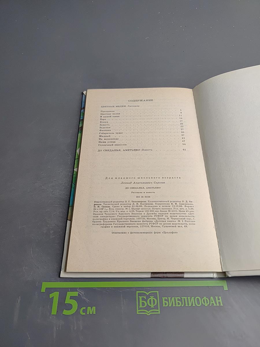 До свиданья, Аметьево! Рассказы и повесть