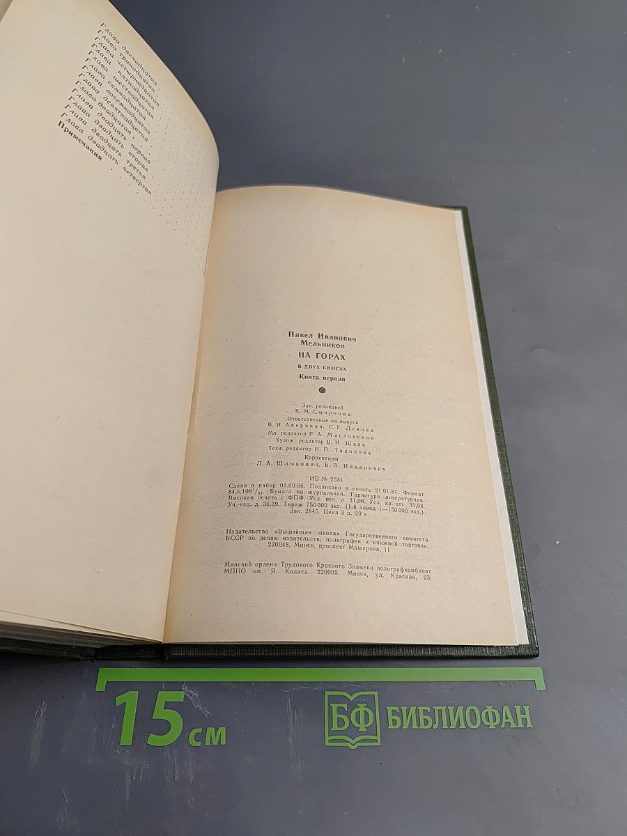 На Горах. Книга первая