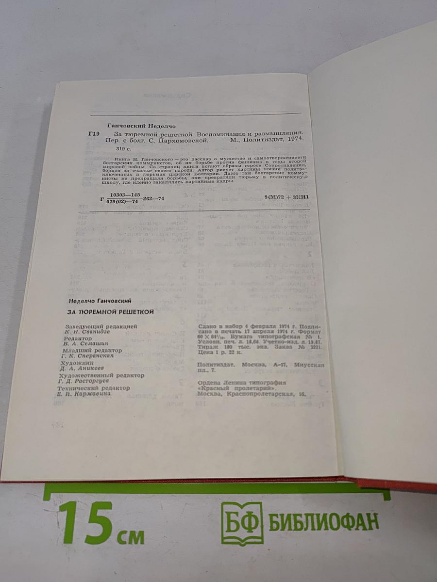 За тюремной решеткой