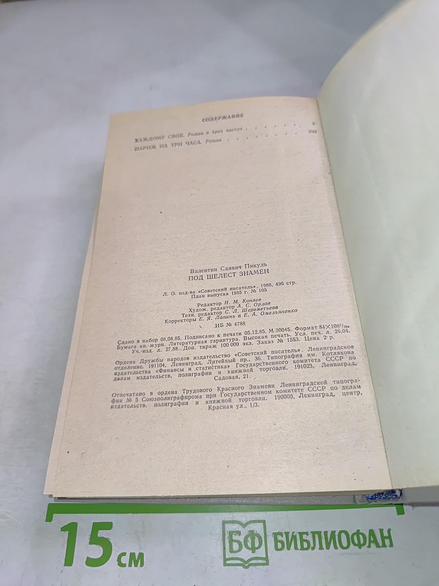 Под шелест знамен