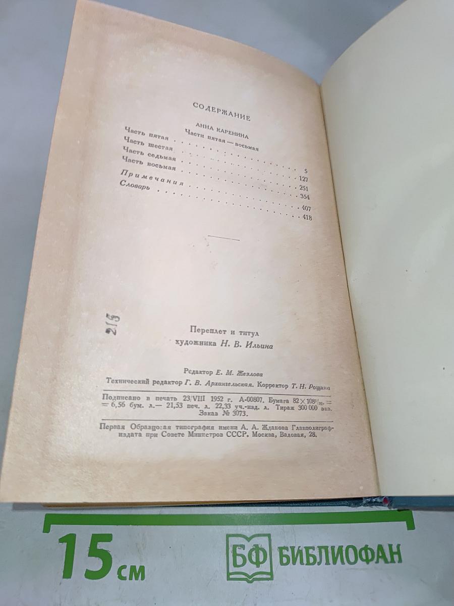 Анна Каренина. Части 5-8 (Собрание сочинений в 14 томах, Том 10)