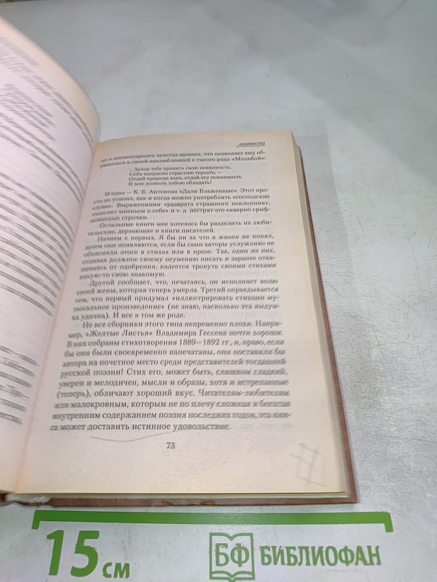 Критика русского постсимволизма