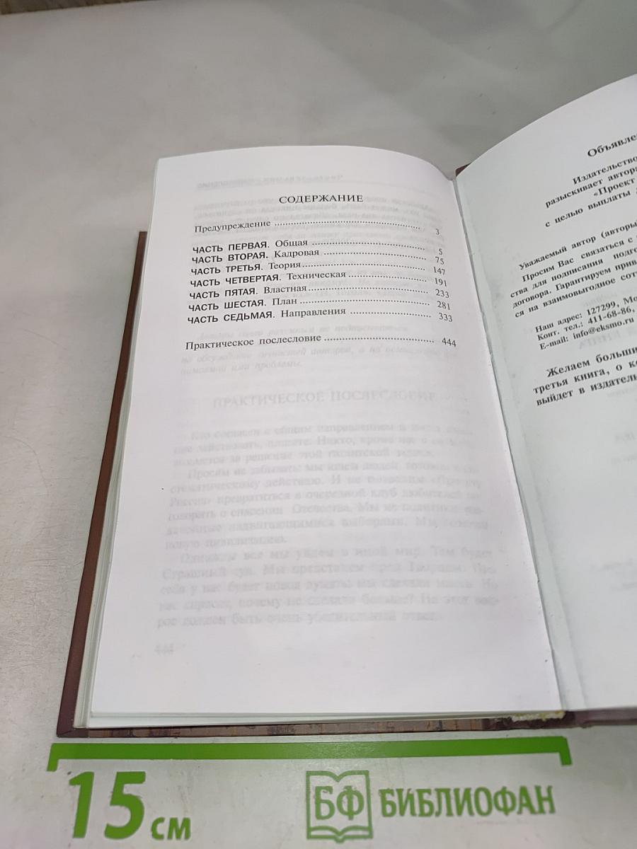 Проект Россия. Вторая книга. Выбор пути.