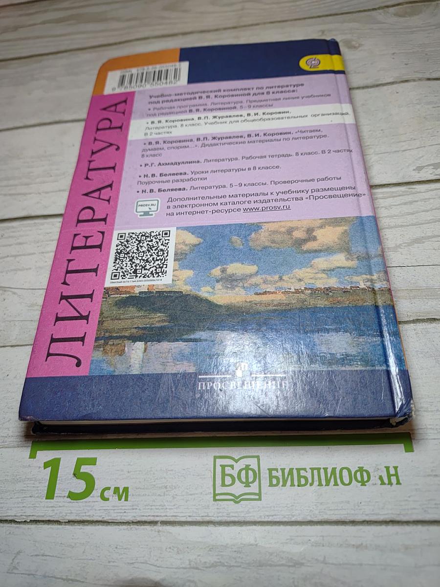 Литература. 8 класс. Часть 2
