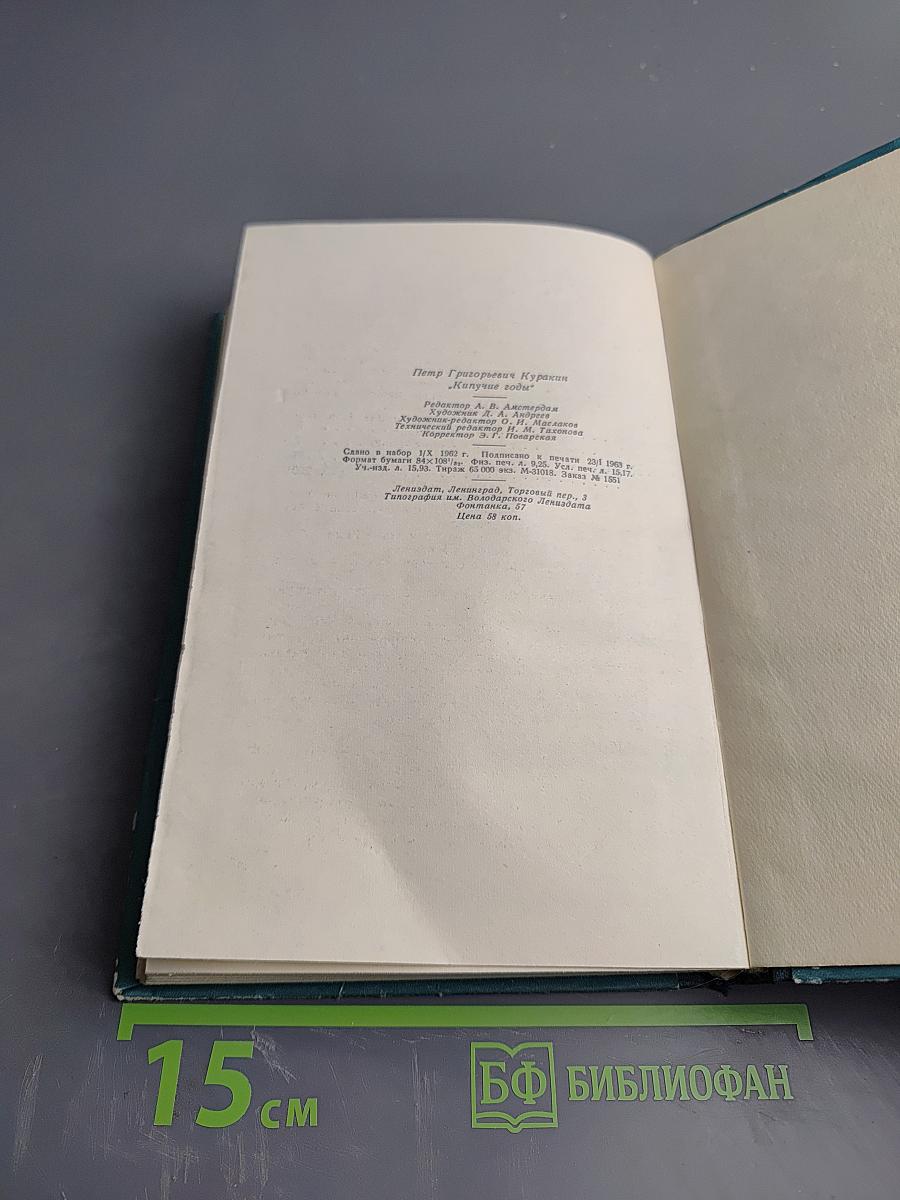 Кипучие годы