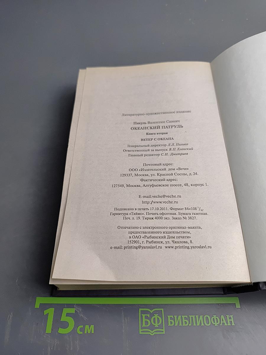 Океанский патруль. Книга вторая. Ветер с океана