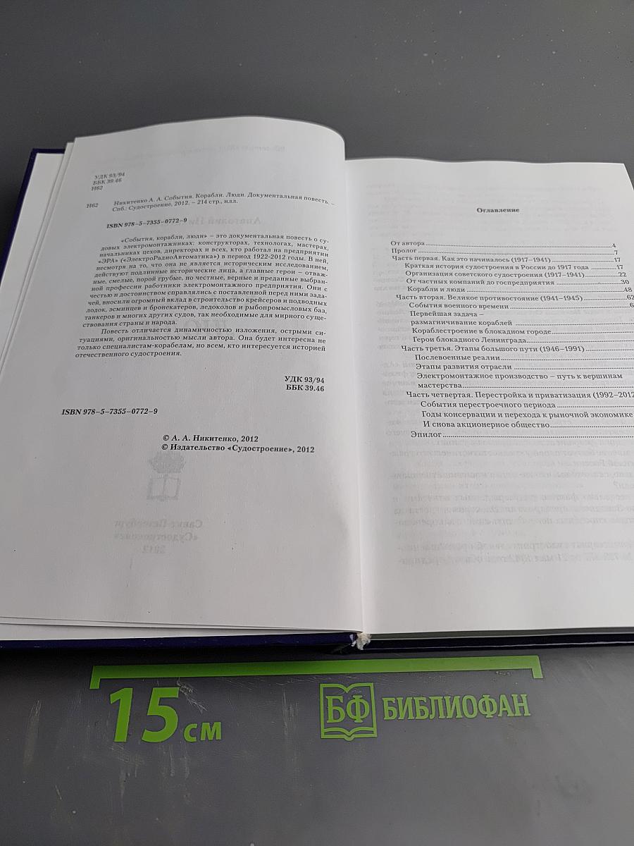 События Корабли Люди