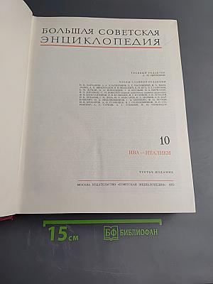 Большая Советская Энциклопедия. Том 10: Ива — Италийки