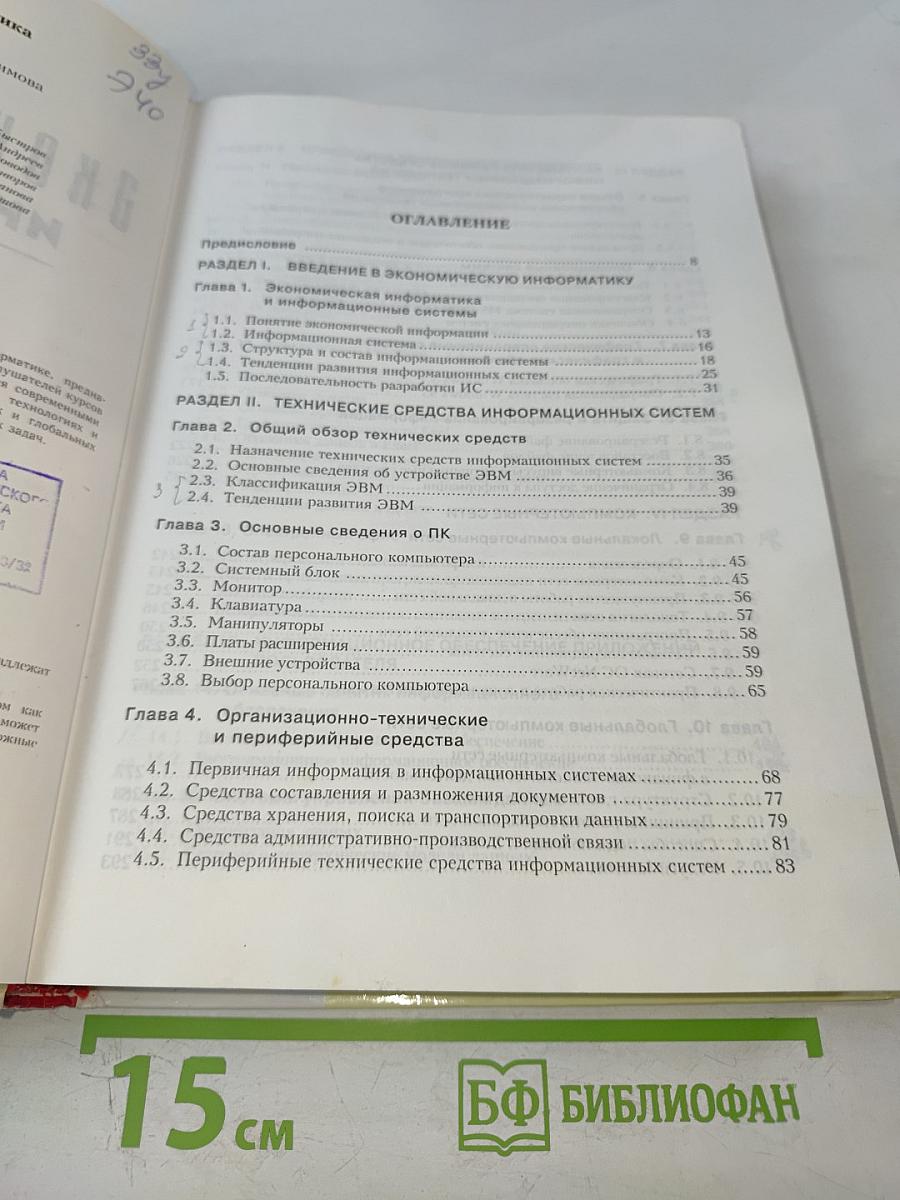 Экономическая информатика