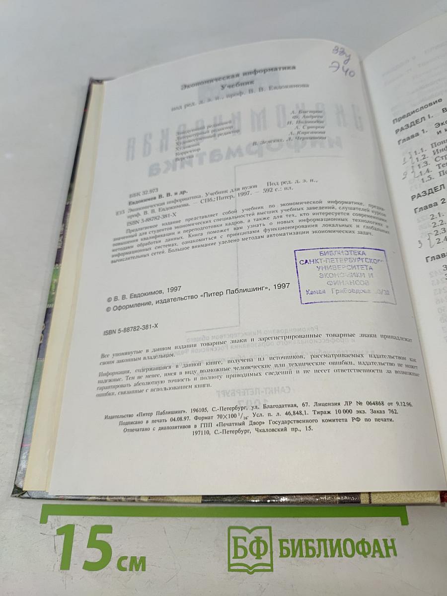 Экономическая информатика