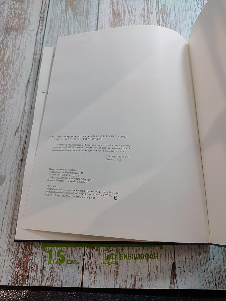 Русские художники от А до Я