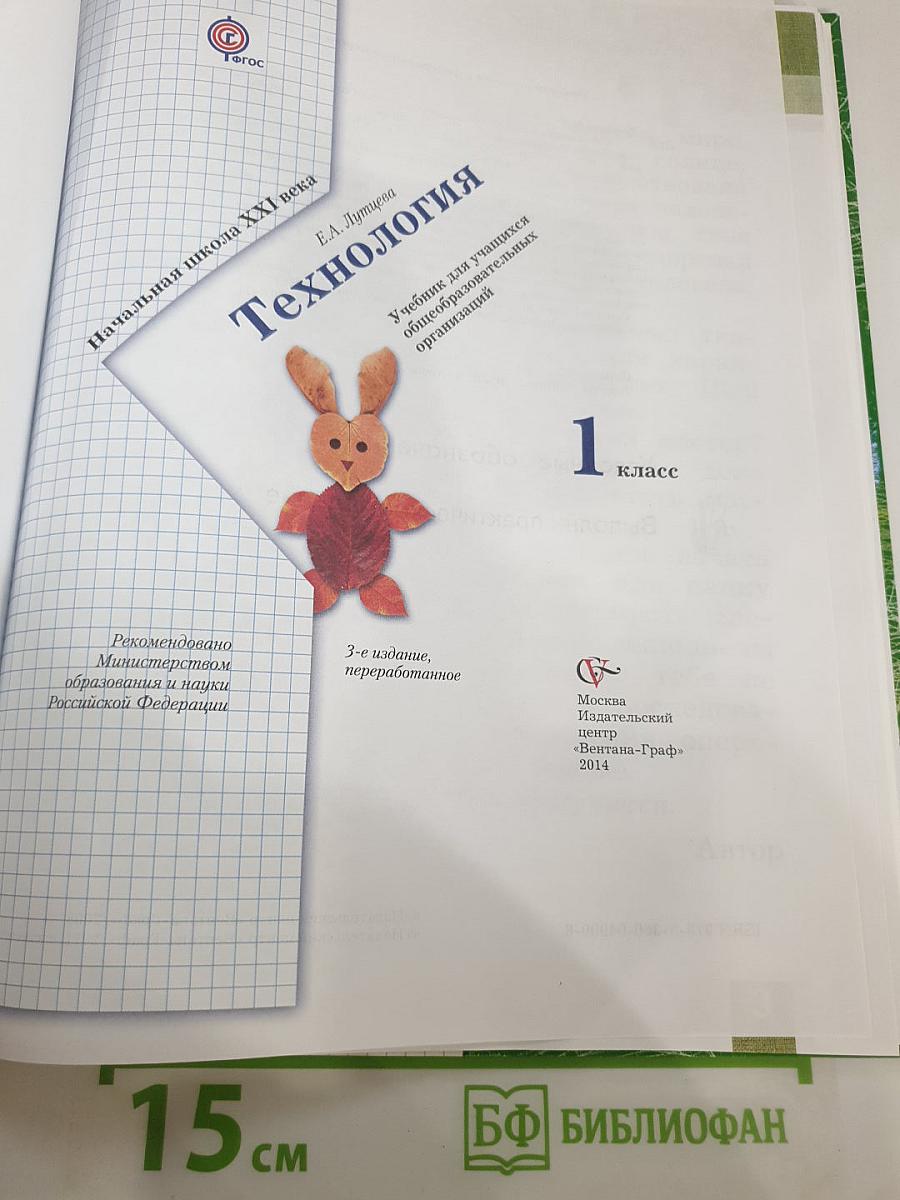 Технология 1 класс