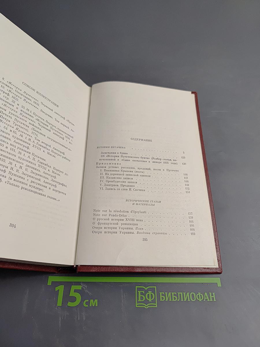 Собрание сочинений. Том седьмой: История Пугачева. Исторические статьи и материалы. Воспоминания и дневники