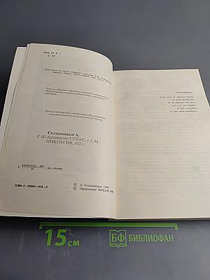 Архипелаг ГУЛАГ. 1918-1956. Опыт художественного исследования. Тома I-II
