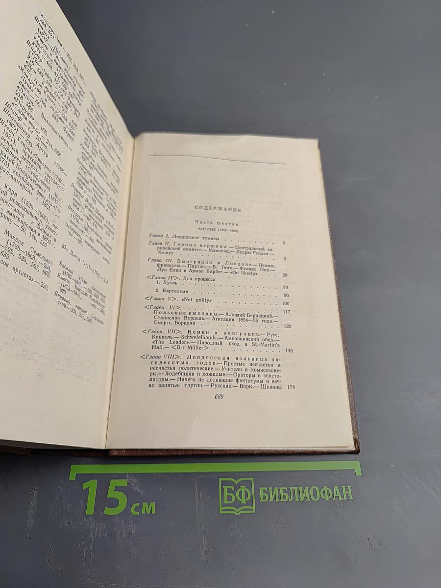 Былое и думы. Части 6-8. Сочинения. Том шестой
