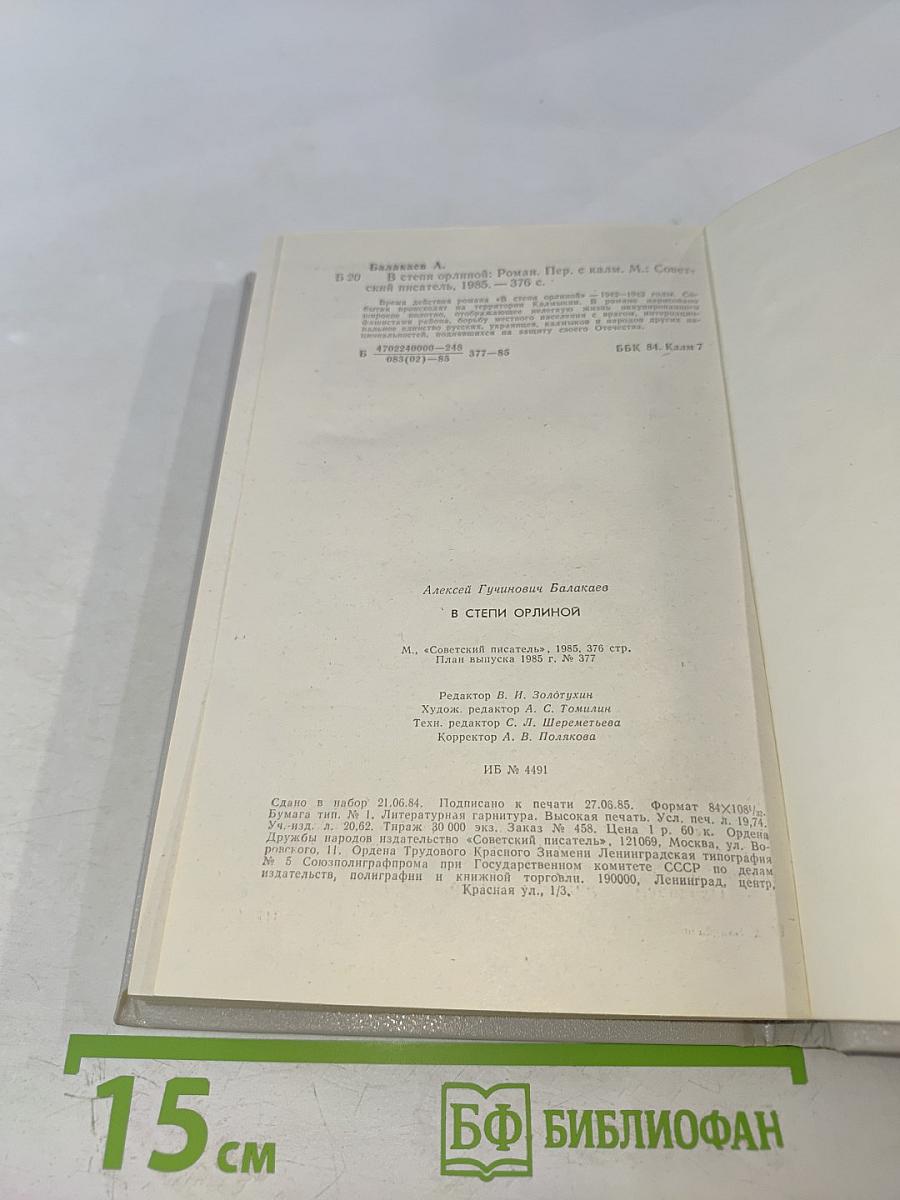 В степи Орлиной