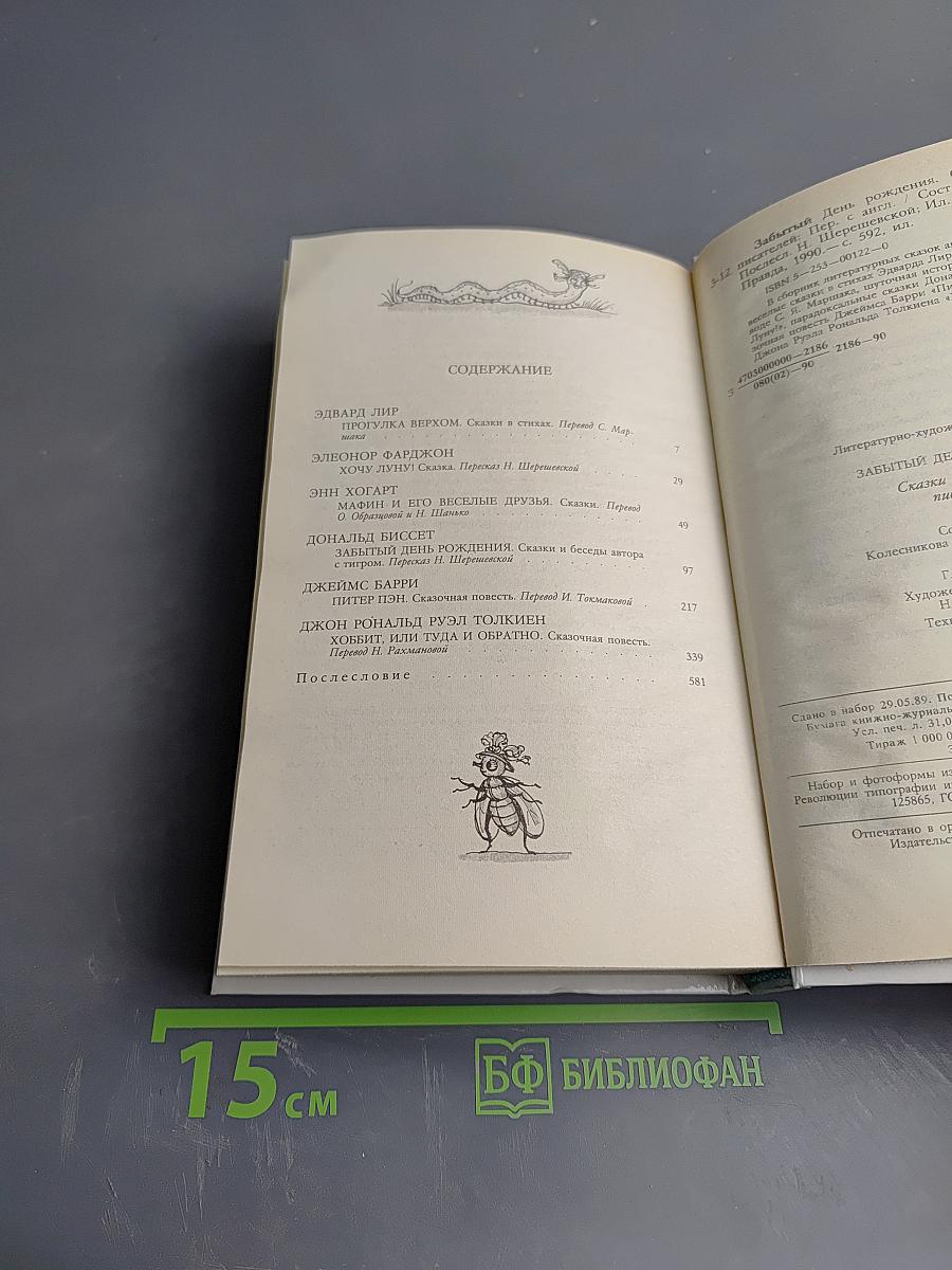 Забытый день рождения. Сказки английских писателей