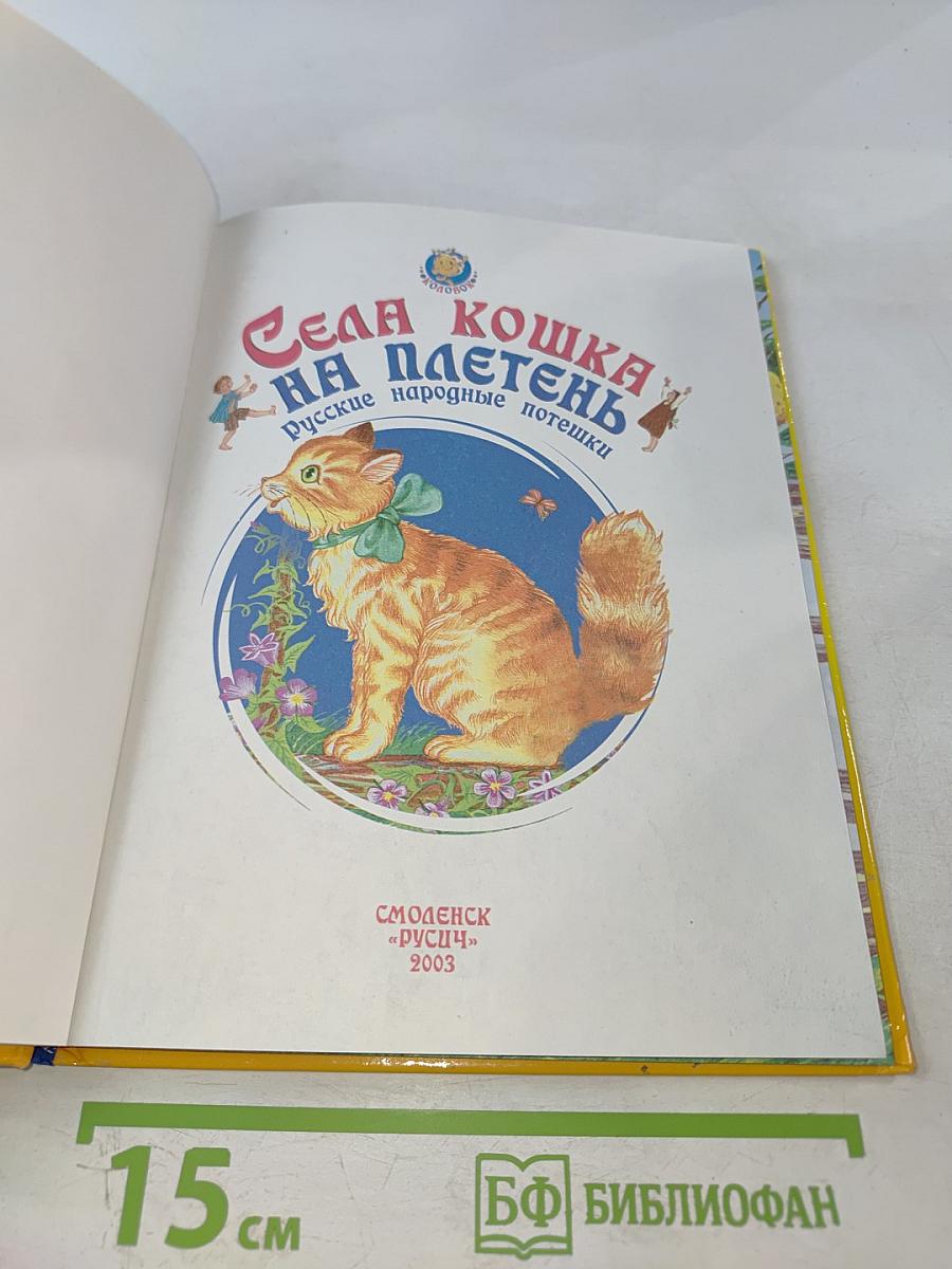 Села кошка на плетень. Русские народные потешки