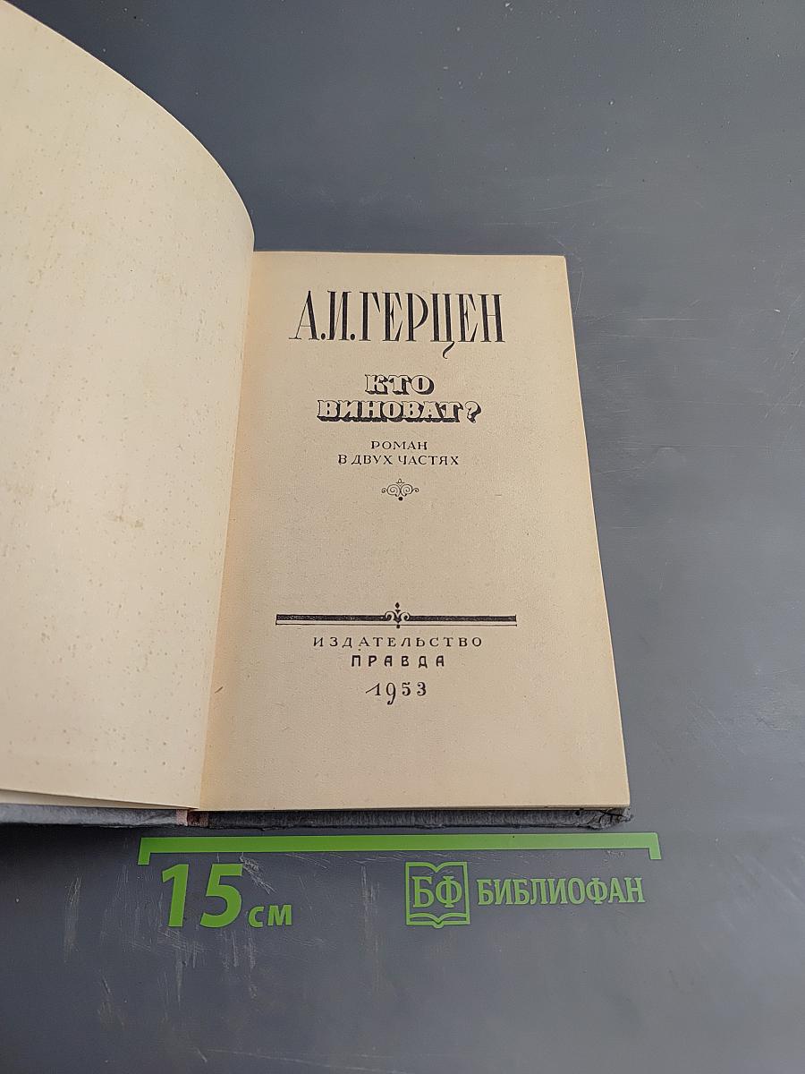 Кто виноват?