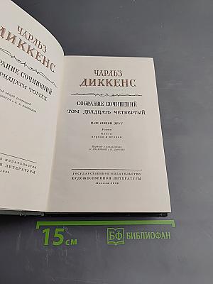 Собрание сочинений Том двадцать четвертый. Наш общий друг. Книги первая и вторая