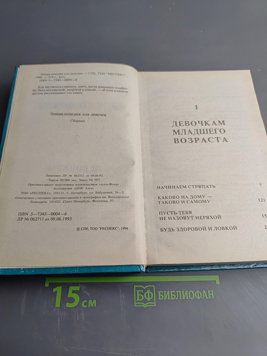 Энциклопедия для девочек
