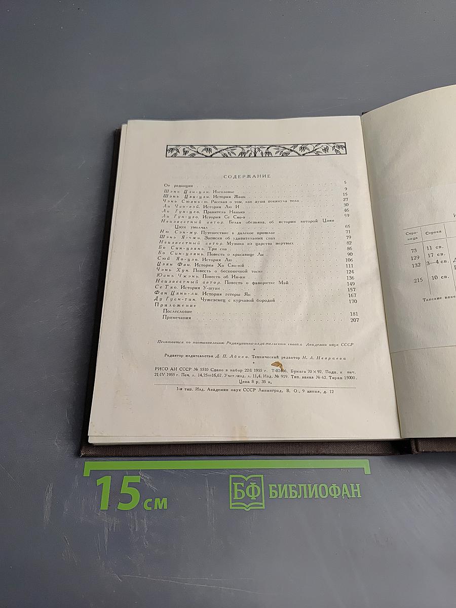 Танские новеллы