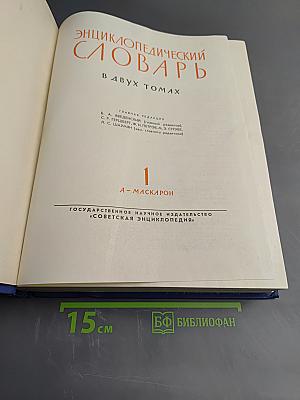 Энциклопедический словарь. Том 1: А - Маскарон