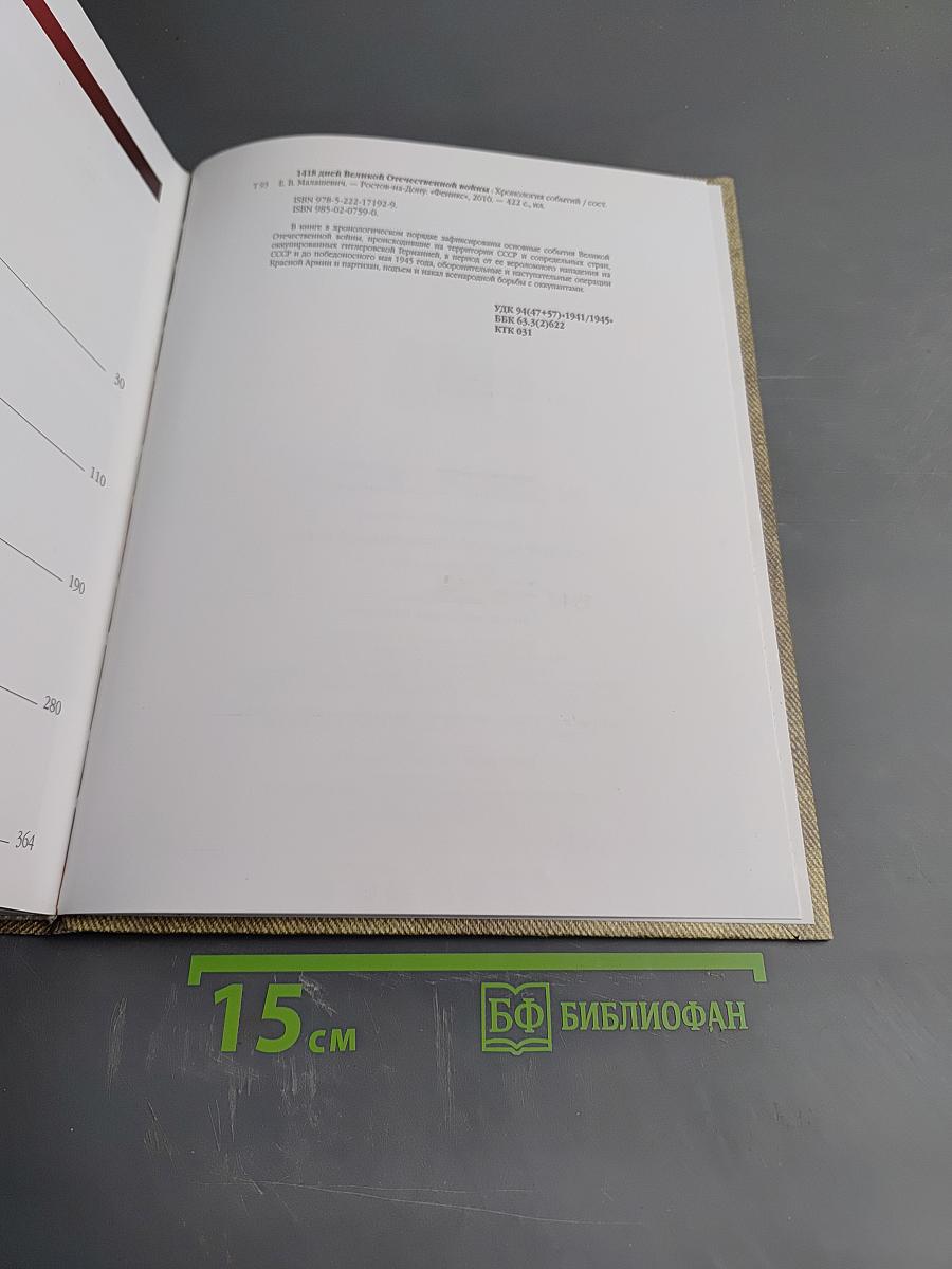 1418 дней Великой Отечественной войны или Хронология событий