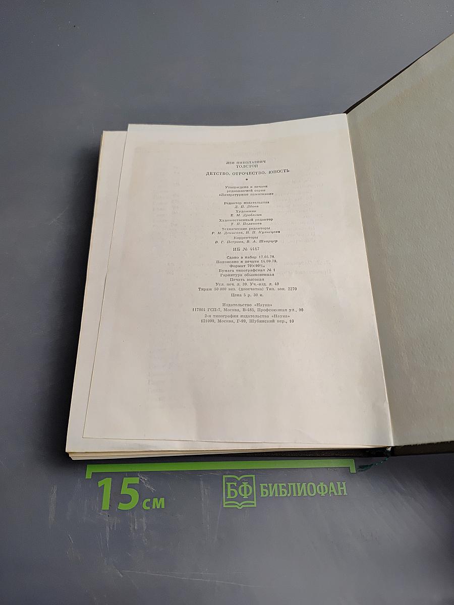 Детство. Отрочество. Юность