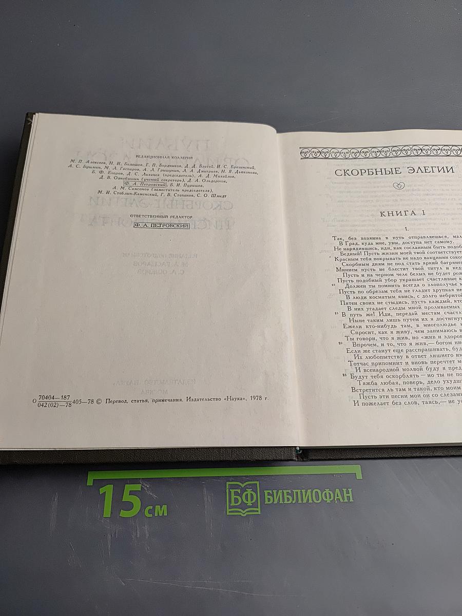 Скорбные элегии. Письма с Понта