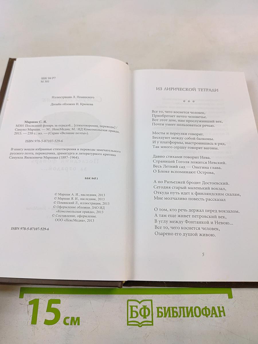 Последний фонарь за оградой...